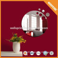 Cheap but high quality attractive removable peel and stick mirror sticker wall sticker